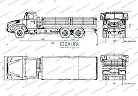 Бортовой КрАЗ-65053-04 (КрАЗ-6236В4)