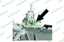 Кран управления и трос крана управ­ления воздухораспределителем ко­робки передач КрАЗ-6236 С4 