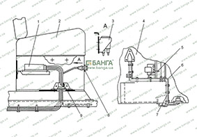 Схема электрических соединений элементов системы АВБ КрАЗ-5133 ВЕ