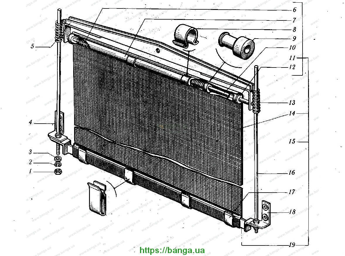 Установка привода сцепления КРАЗ-6510