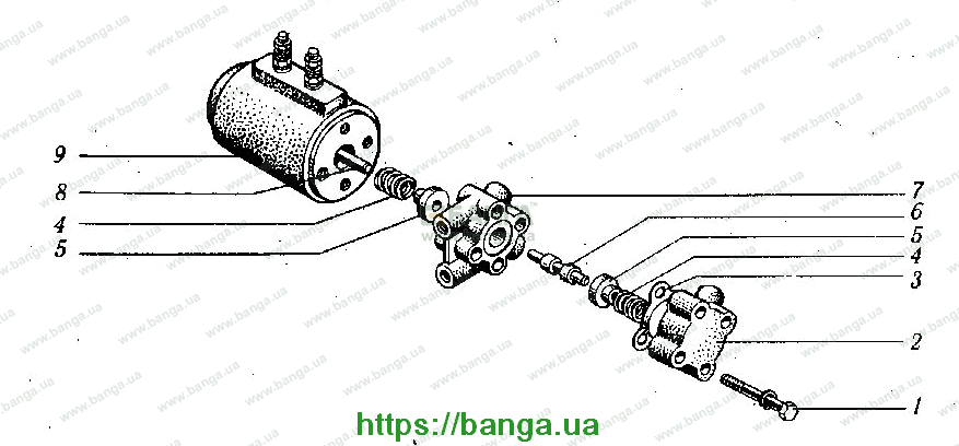Клапан с электромагнитом КРАЗ-6510