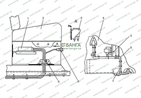 Установка элементов ABS в кабине КрАЗ-7140Н6