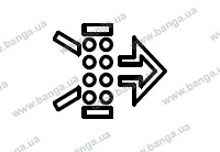 Лампа сигнализации засоренности воздушного фильтра КрАЗ-7634НЕ-100-Д10 