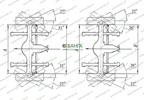Установочные параметры передних колес КрАЗ-7634НЕ-100-Д10