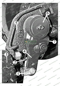 Рычаг автоматического регулирования зазора в тормозных механизмах КрАЗ С20.2, шасси КрАЗ Н23.2