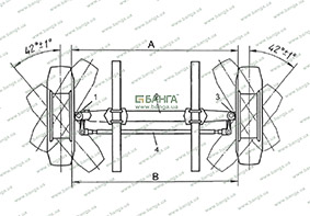 Установочные параметры передних колес КрАЗ Н12.2