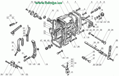 Регулятор частоты вращения Двигатель марки ЯМЗ-238Д