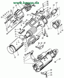 Стартер двигатель ЯМЗ-238 М