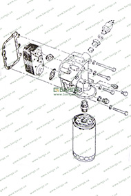 Масляный фильтр и теплообменник MAN L 2000 