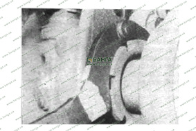 Затяжка контргайки на диафрагменной камере MAN L 2000 