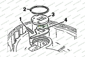 Механизм привода вилок MAN M 2000 