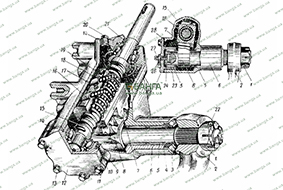 Рулевой механизм МАЗ-500 