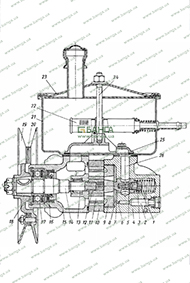 Насос гидроусилителя рулевого механизма МАЗ-500 