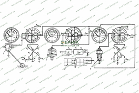 Схемы контрольно-измерительных приборов МАЗ-500 
