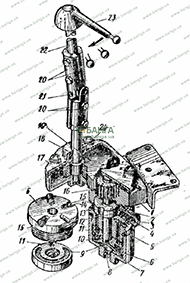 Пневматический распределительный кран МАЗ-500 