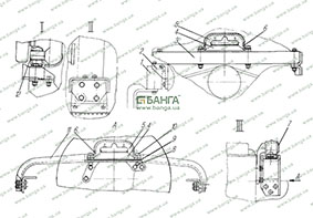 Подвеска силового агрегата УРАЛ-4320-10, УРАЛ-4320-31