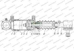 Механизм усилительный УРАЛ-4320-10, УРАЛ-4320-31