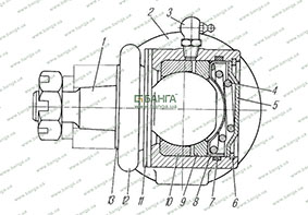 Шарнир рулевого привода УРАЛ-4320-10, УРАЛ-4320-31