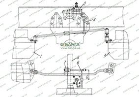 Установка регулятора тормозных сил УРАЛ-4320-10, УРАЛ-4320-31