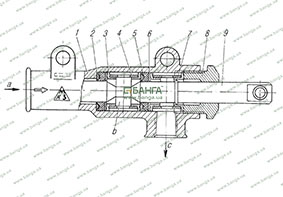 Кран управления стояночным тормозом УРАЛ-4320-10, УРАЛ-4320-31