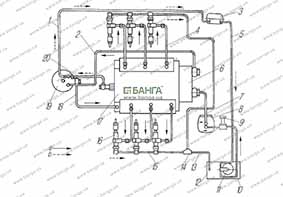 Схема системы питания Урал-5557-40