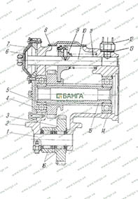 Коробка отбора мощности Урал-5557-40