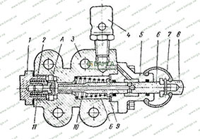Клапан включения двигателя ЗИЛ-133
