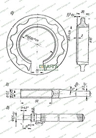 Инструмент для сборки рулевого механизма ЗИЛ-133