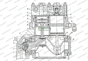 Воздушный компрессор дизельных автомобилей ЗИЛ-133
