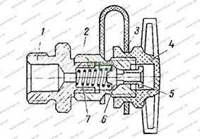 Клапан контрольного вывода ЗИЛ-133