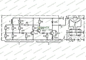 Схема регулятора напряжения PP350-A ЗИЛ-133