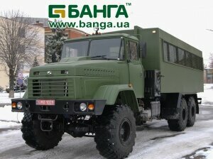 Військовослужбовці отримають вахтовки на базі КрАЗ-63221