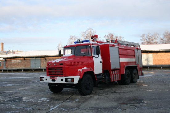 Пожарная автоцистерна КрАЗ Н23.2 (АЦ-13-70)