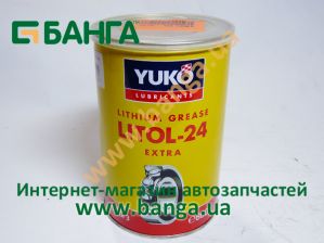 Фото : 8624 | Смазка Литол-24 NLGI 3 Yukoil (0,8кг ж/банка)