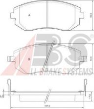 Фото : 37446 | Колодка гальм. диск. Forester/XV/BRZ/Impreza/Outback/Legacy/GT 86 (09-18) передн. (вир-во ABS)