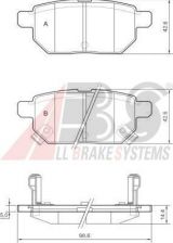 Фото : 37580 | Колодка гальм. диск. TOYOTA AURIS задн. (вир-во ABS)