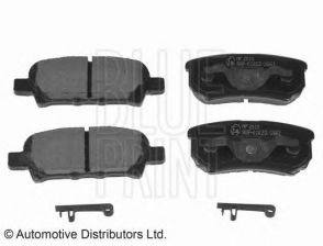 Фото : ADA104209 | Колодки гальмівні задні дискові Mitsubishi, Jeep, Chrysler (вир-во Blue Print)