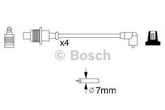 Фото : 0986356854 | Провода высоковольтные (компл.) (пр-во Bosch)