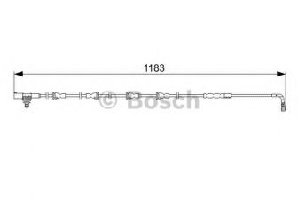 Фото : 1987473031 | Датчик зносу колодок задн. Range Rover Sport LS, Discovery III, IV (вир-во Bosch)