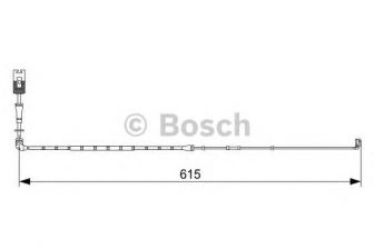 Фото : 1987473056 | Датчик износа колодок (пр-во Bosch)