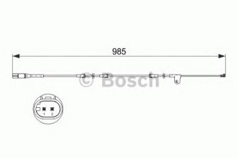 Фото : 1987473520 | Датчик износа тормозных колодок (пр-во Bosch)