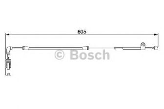 Фото : 1987474943 | Датчик износа торм. колод (пр-во Bosch)