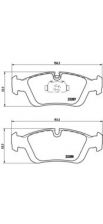 Фото : P 06 024 | Колодка гальм. диск. BMW 3 (E46) передн. (вир-во BREMBO)