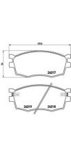 Фото : P 30 026 | Колодка гальм. диск. HYUNDAI ACCENT, KIA RIO II передн. (вир-во BREMBO)