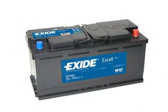 Фото : EB1100 | Аккумулятор  110Ah-12v Exide EXCELL(392х175х190),R,EN850