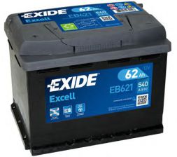 Фото : EB621 | Аккумулятор   62Ah-12v Exide EXCELL(242х175х190),L,EN540
