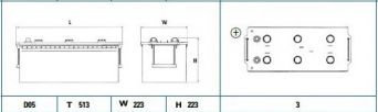 Фото : EG1803 | Аккумулятор  180Ah-12v Exide PROFESSIONAL(513х223х223),L,EN1000