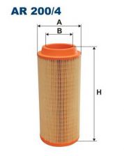 Фото : AR200/4 | Фильтр возд. (пр-во Filtron) AR200/4/93220E