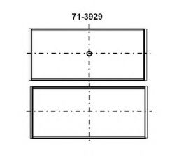 Фото : 71-3929/4 STD | Вкладиші шатунні VAG STD 1.6/1,8 20V/2.0 AVU/AEH/AAE/ABT/ADW БЕЗ ЗАМКУ (вир-во GLYCO)
