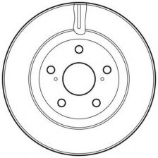 Фото : 562621JC | Тормозной диск (пр-во Jurid)